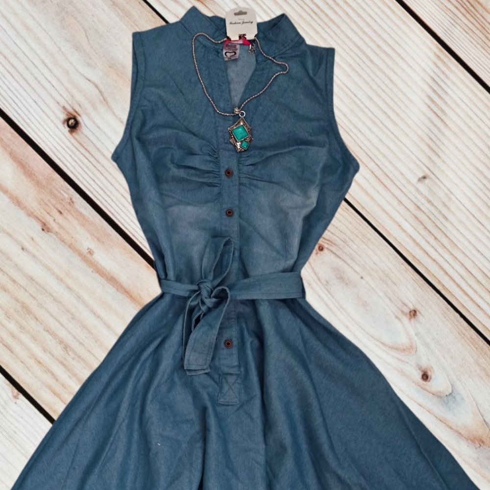 Ligh denim dress
